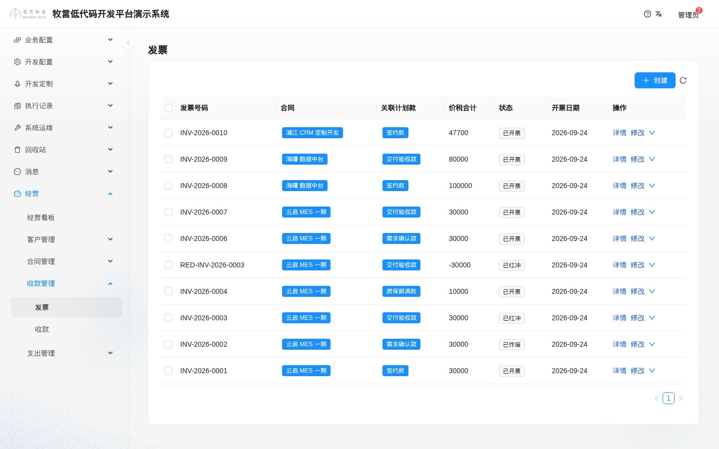 发票列表