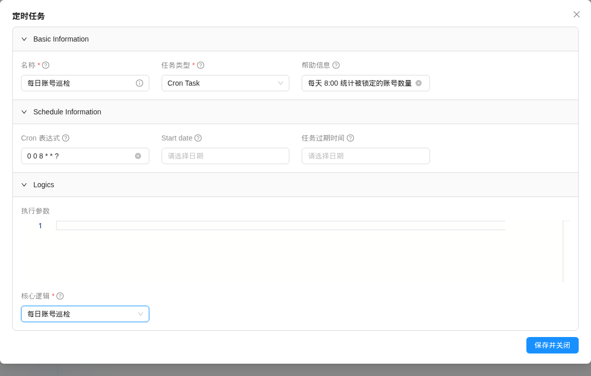 Create scheduled task